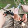NEW SALE | 101N 6-In-1 Pocket Knife Sharpener and Survival Tool, with Fire Starter, Whistle and Diamond Sharpening Rod, Quickly Restore and Hone Straight and Serrated Blade Image 3