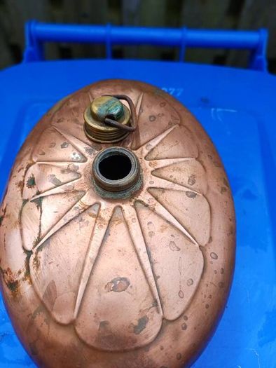 Antique Copper Bed Warmer