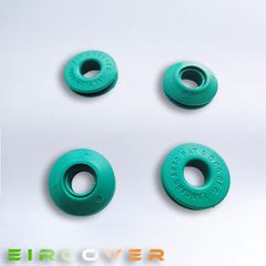 Green plastic eyelets  12mm - pack of 10