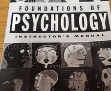 Foundations of Psychology Instructor's Manual Nicky Hayes, Paul Topley