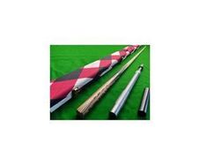 1 Piece Handmade Ash Shaft Ebony Snooker Cue Set With Pro Case and extensions - free delivery / collect