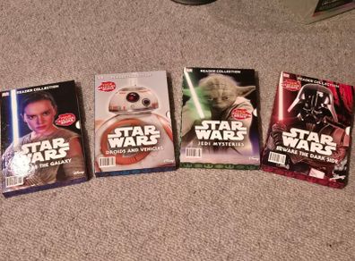 DK Star Wars 4 Reader Box sets with 4 books per set
