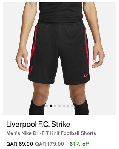 Liverpool F.C. Strike Shorts - Size - Medium - RRP - 49.99 - Open To Offers!!