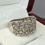 Diamond Lab-Grown Diamond Firecracker Statement Ring Image 4