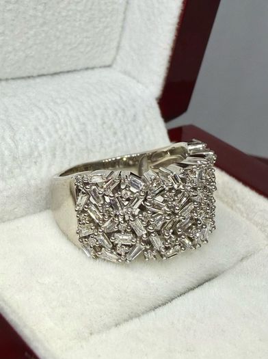 Diamond Lab-Grown Diamond Firecracker Statement Ring