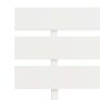 Bed Frame White Solid Pine Wood 90x200 cm Image 6