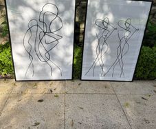 Minimalist art prints set of 2 by DESENIO