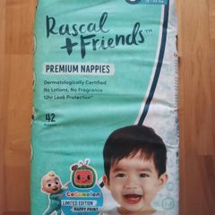 Nappy, Rascal and Friends, size 3, unopened