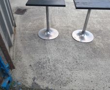 Small cafe tables