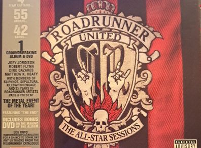 Roadrunner United "The All-Star Sessions" CD, DVD, Album, Slipcase