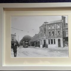 Terenure Crossroads, Dublin. Circa 1900. 40cm x 30cm