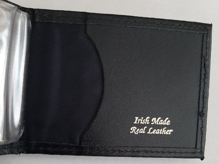 new genuine leather eircome call card wallet