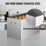 Water Bath Canner, 15 Quart Stove Top Canner Pot, Boiling Water Canners with 2 Canning Racks, 304 Food Grade Stainless Steel Large Stock Pot, Flat Bottom Brushed Canner, Holds 15 Quart Jars Image 2