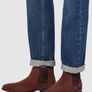 FIND Leather Brogue Detail Men's Chelsea Boots Image 3