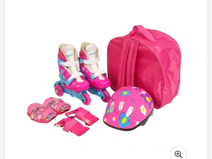 tri skate set pink