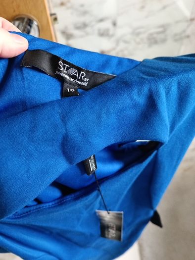 New Royal blue office work wear tunic dress RRP 90 S 10 Debenhams