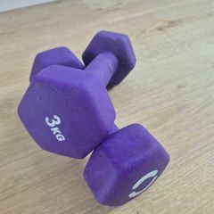 3kg neoprene dumbells
