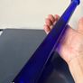 Vintage cobalt blue glass bottle Image 3