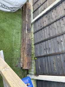 2 x railway sleepers