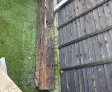 2 x railway sleepers
