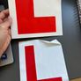 L plates (one used, one new) Image 2