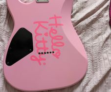 Hello Kitty Squier Guitar