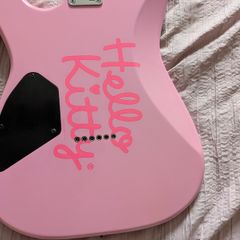 Hello Kitty Squier Guitar
