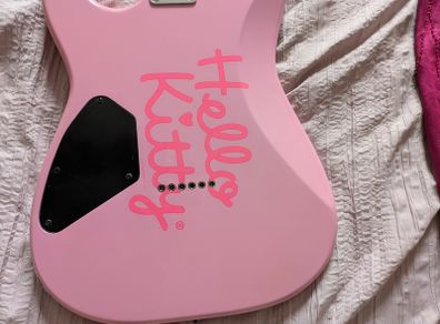 Hello Kitty Squier Guitar