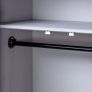 Wardrobe Grey 80x50x171.5 cm Solid Pine Panama Range Image 3