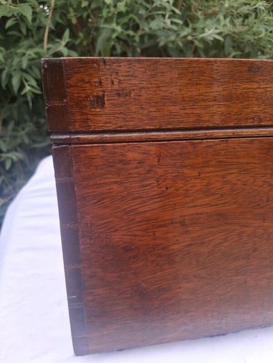 Sheraton Revival Large Mahogany Tea Caddy(Circa 1850)