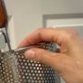colander food strainer with wooden hook handle Image 6