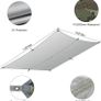 Hammock Rain Fly Tent Tarp, 3m x 3m Tarpaulin Portable Sunshade Lightweight Waterproof Groundsheet Windproof Camping gazebo Picnic Mat Anti UV Sun Shelter for Camping Travel Beach MULTIPLE COLOURS AVAILABLE (FREE SHIPPING) Image 10