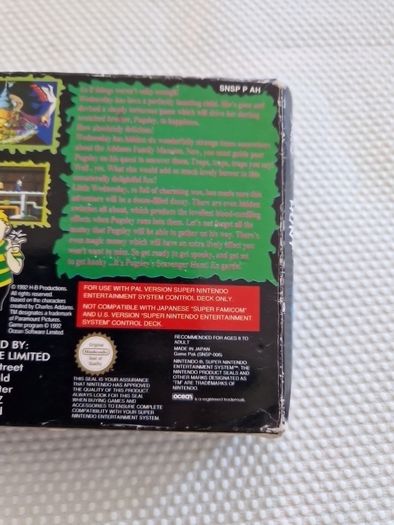 The Addams Family Pugsley s Scavenger Hunt Snes Super Nintendo Arcade Retro Games Original