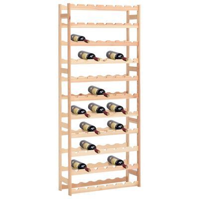 Wine rack 42 bottles Pinewood