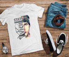 Avicii Dj t-shirt Avicii stay strong t-shirt with Avicii signature autograph t-shirt