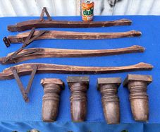 vintage table legs and feet