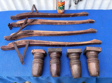 vintage table legs and feet