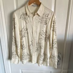 NWOT ladies ivory satin with embellishment