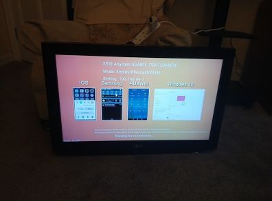 32 Inch LG TV + AnyCast stick