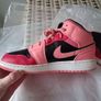 Girls Nike - Air Jordan 1 Mid GS Trainers - UK 5 EU 38 - Worn once Perfect - RRP 247 Image 6