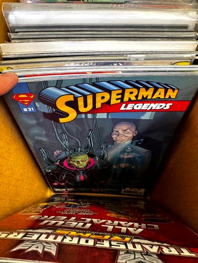 DC Long Comic Box w 250 comics for Sale (2)