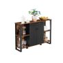 Sideboard, Kitchen Cabinet with Drawer, Side Cabinet with Doors, Multi-Purpose Cabinet, Metal Frame, Cabinet for Living Room, Dining Room, Image 5