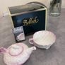 Rare Neptune Pink Tea for one set 2011 Belleek Masterpiece collection Image 7