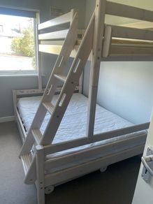 Flexa single over double bunk bed