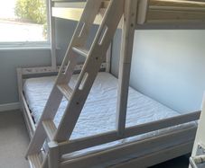 Flexa single over double bunk bed