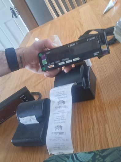 2 taxi meters and 2 printers to match (no wiring)