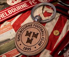 Shelbourne FC Laser Engraved keyring
