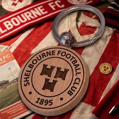 Shelbourne FC Laser Engraved keyring