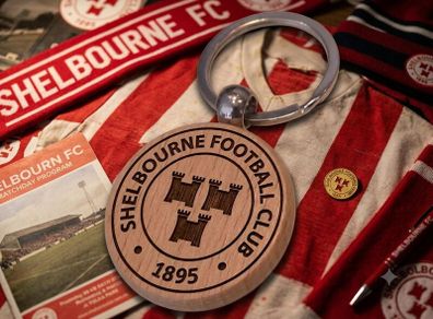 Shelbourne FC Laser Engraved keyring