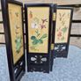 Vintage Chinese Miniature Folding Screen, Hand-Painted Image 4